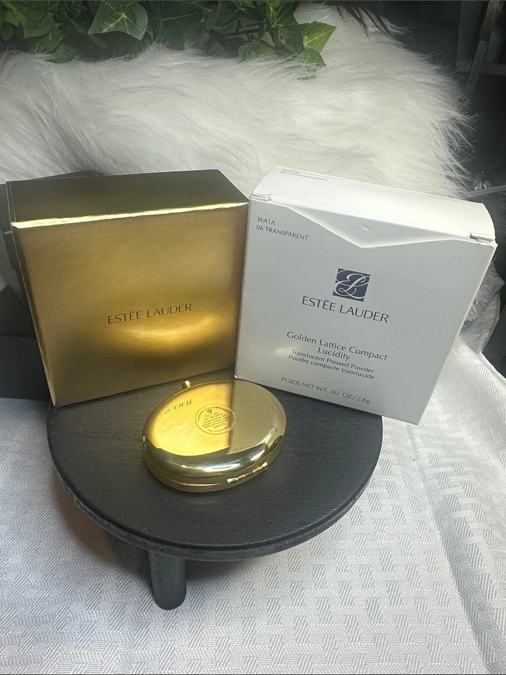 Estée Lauder pressed power compact lattice lucidity New!